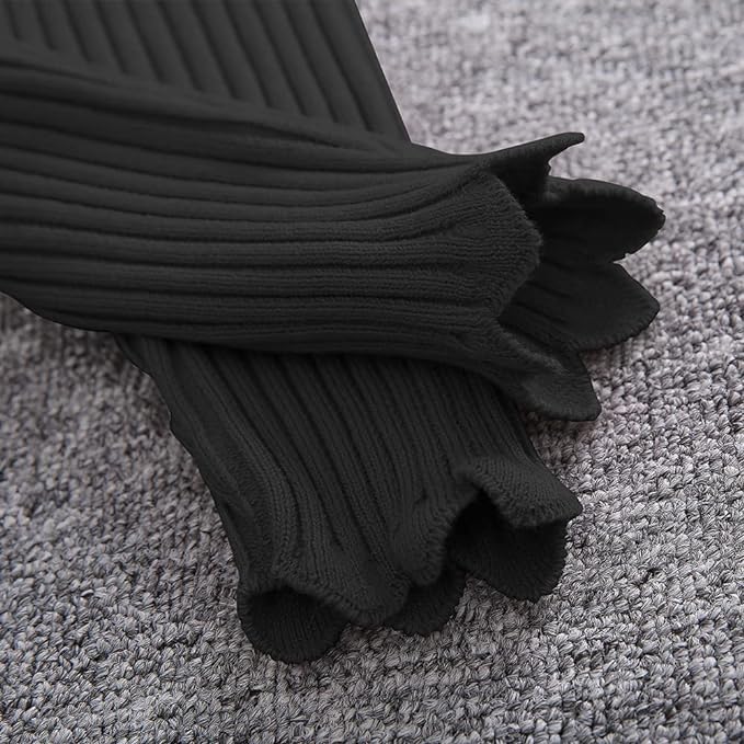 Girls' Knitted Sweater Dress with Long Sleeves - G0067