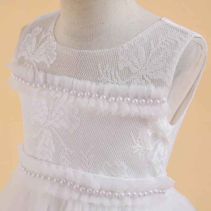 Girl Dresses Wedding Bridesmaid Chiffon Floral Maxi Princess Pageant - G0037