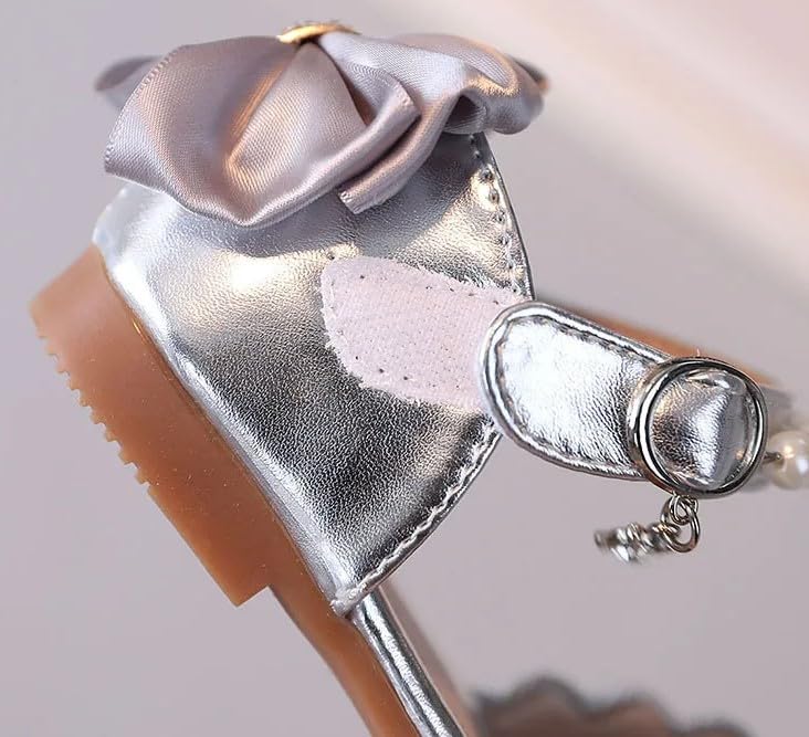 Girls Dress Shoes Mary Jane Style with Pearls - S0036