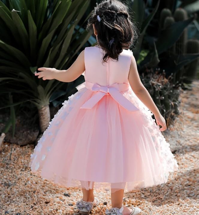 Tulle and Floral Wedding and Party Dresses for Girls - G0126