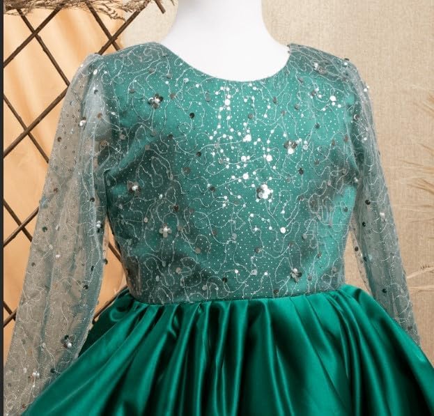 Sparkling Satin Princess Dress - G0121