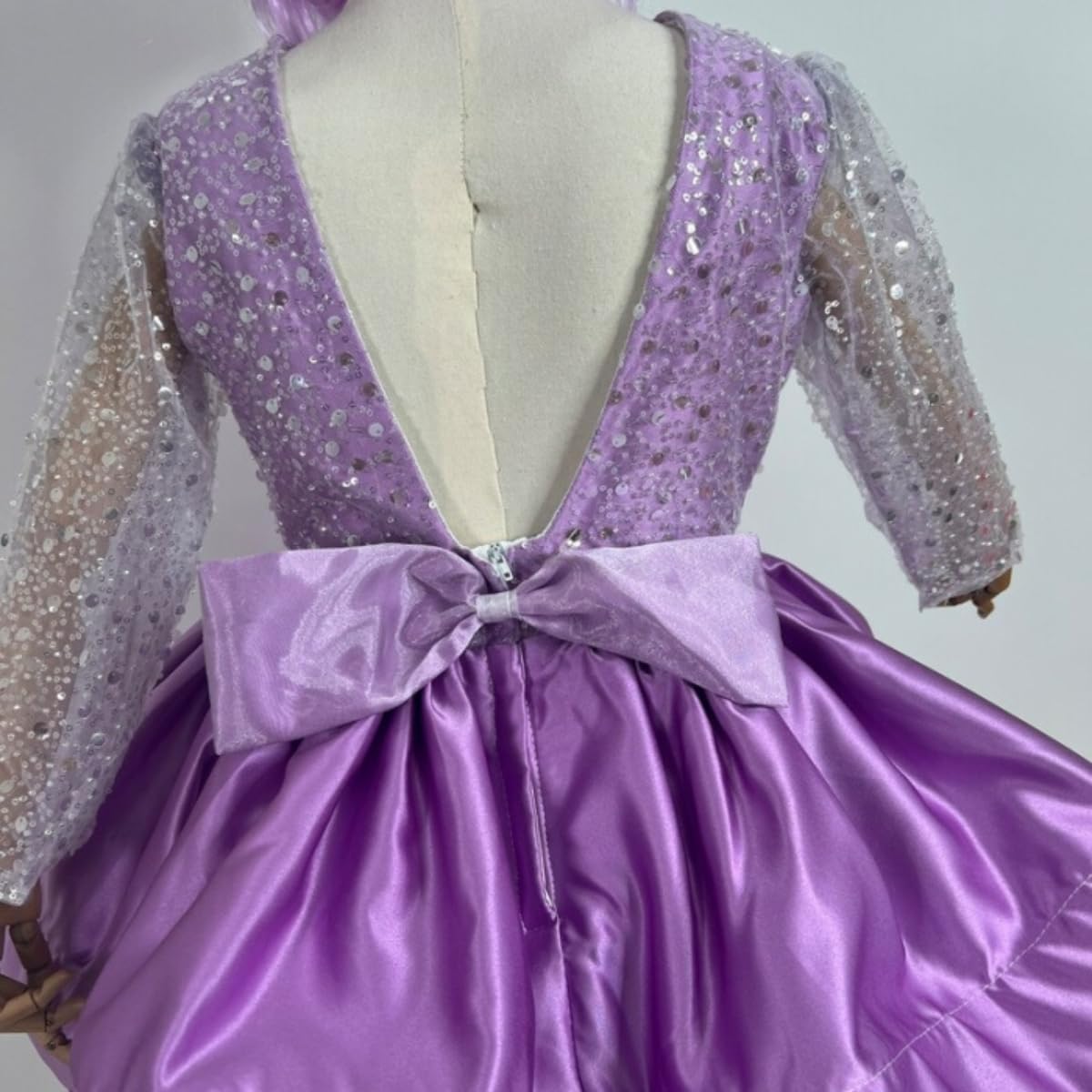 Sparkling Satin Princess Dress - G0121