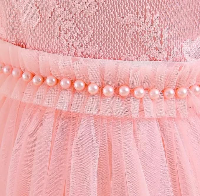 Girl Dresses Wedding Bridesmaid Chiffon Floral Maxi Princess Pageant - G0037