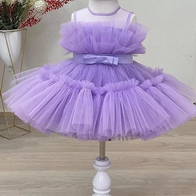 Girl Tulle Birthday Party Dress for Toddler Girls - G0040