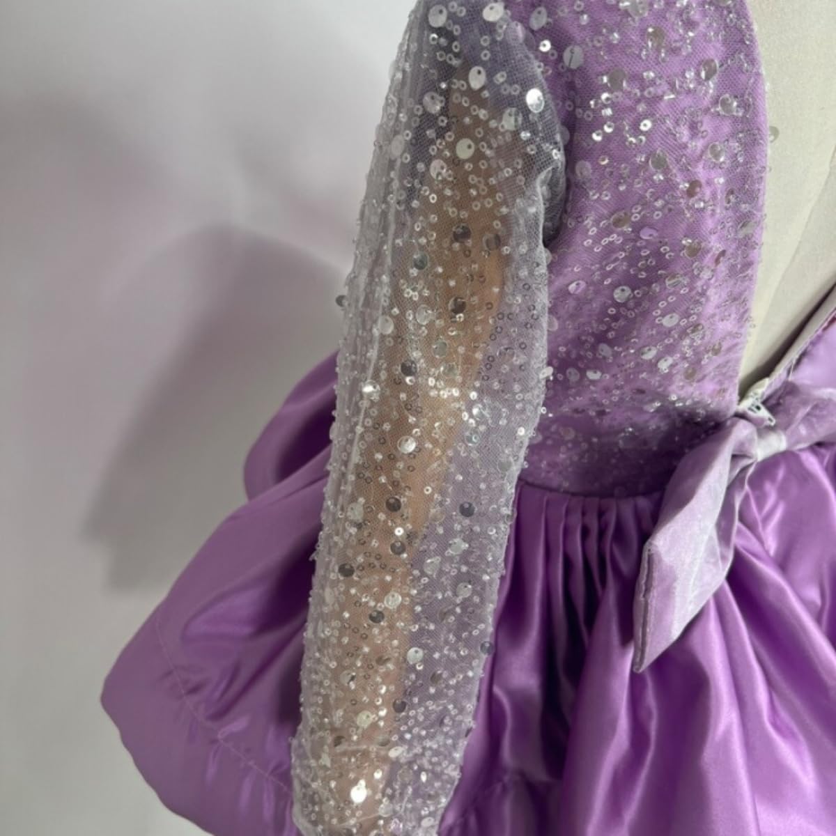Sparkling Satin Princess Dress - G0121