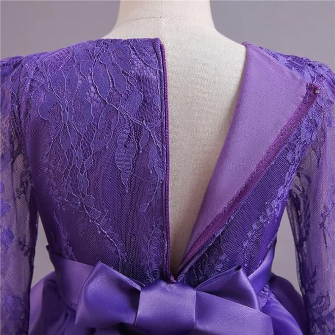 Embroidery Girl Dress with Cascade Organza Girl - G0031