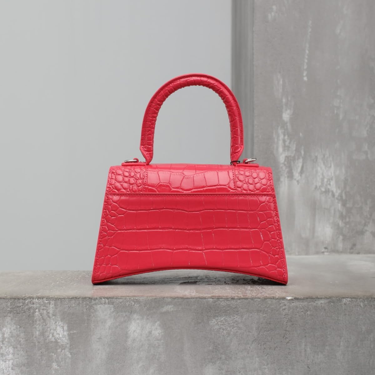 Crocodile print mini bag with top handle for girls