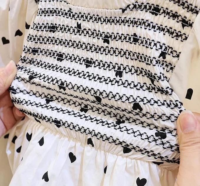 Back to School Outfit Puffy Long Sleeves Shirt + Bell Pants - G0011