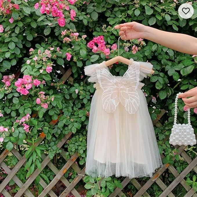 Layered Butterfly Tulle Tutu Summer Dress for Girls - G0081