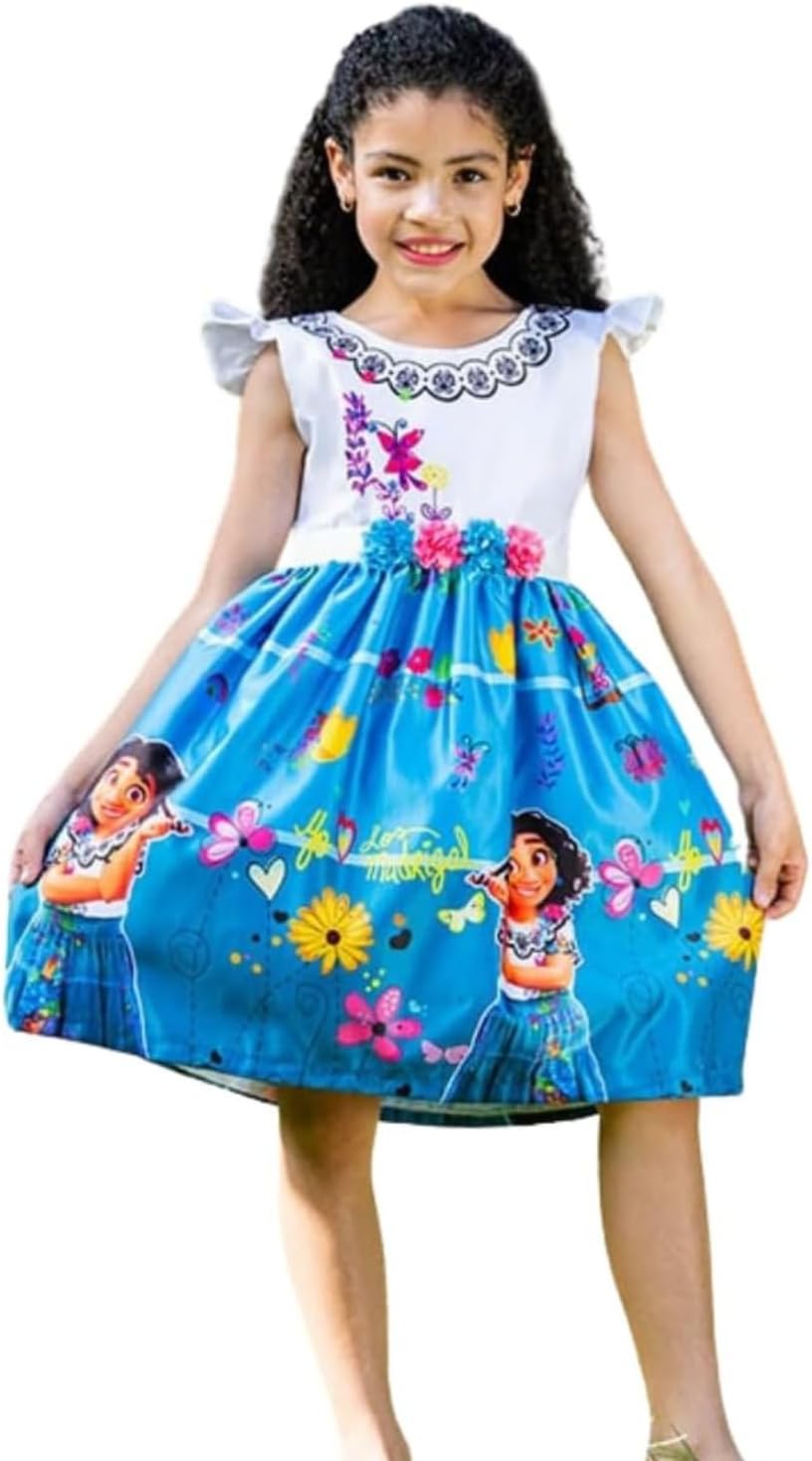 Girls' Encanto Mirabel Dress Costume - C0003