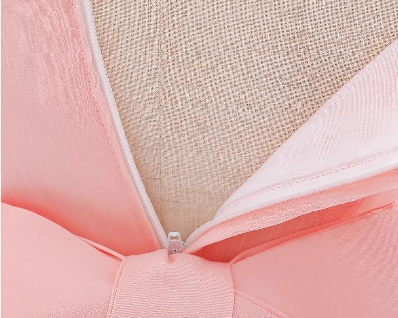 Birthday Dress for Little Girl, Short Sleeve Silk Dress - G0017