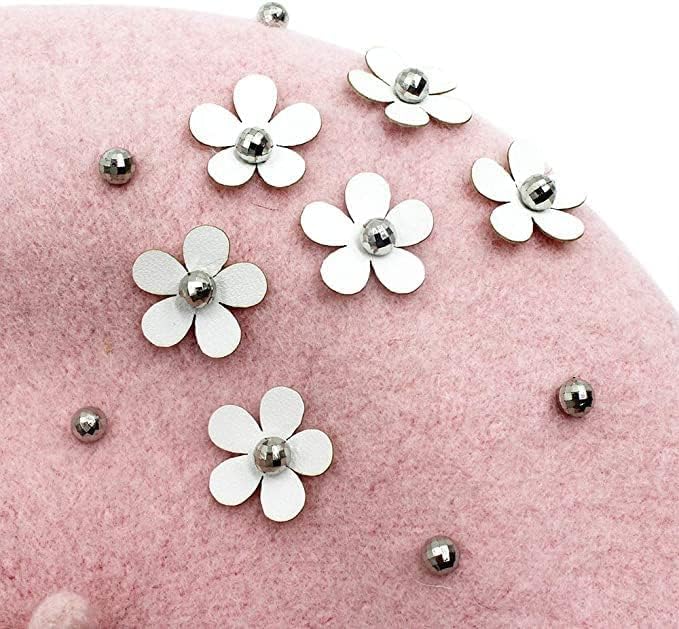 Girls Winter Wool Beret Classic French Style