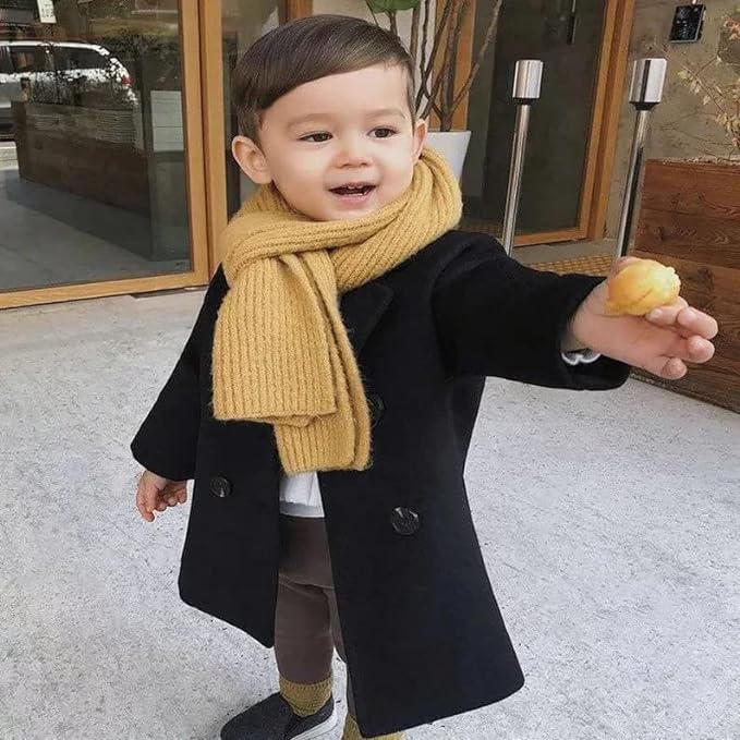 Boys' Winter Wool Coat - B0025