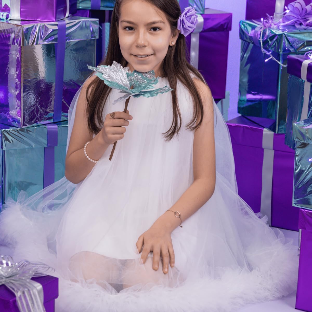 Short Puffy Tulle Dress Girl - G0116