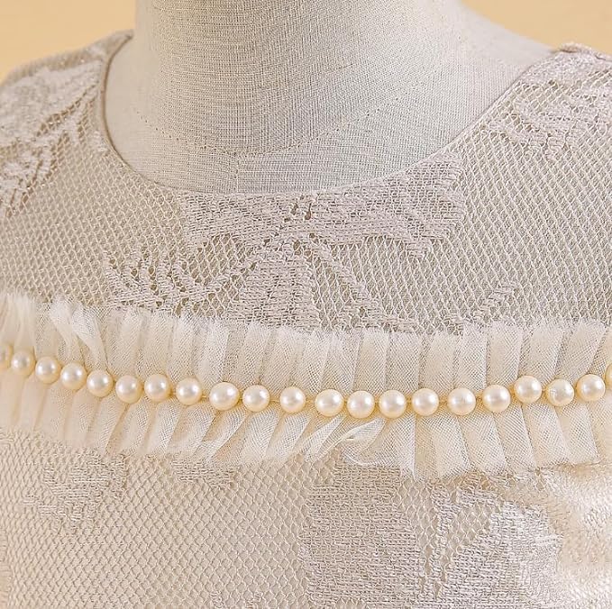 Girl Dresses Wedding Bridesmaid Chiffon Floral Maxi Princess Pageant - G0037