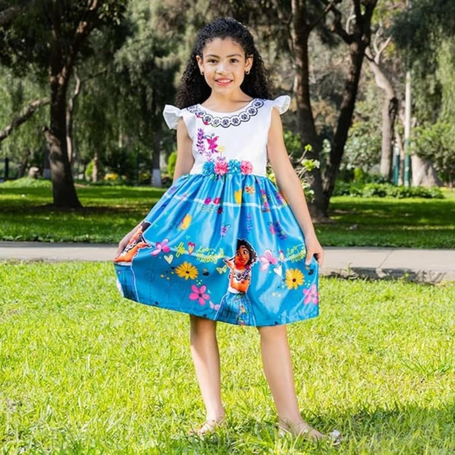 Girls' Encanto Mirabel Dress Costume - C0003