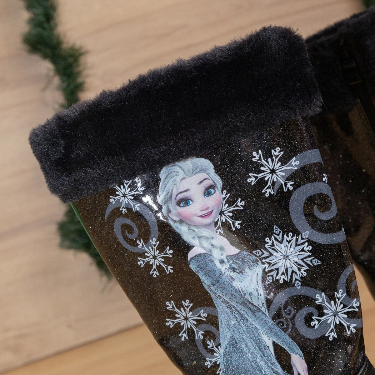 Girls Winter Boots Knee heigh Velvet Warm Elsa Boots - S0002