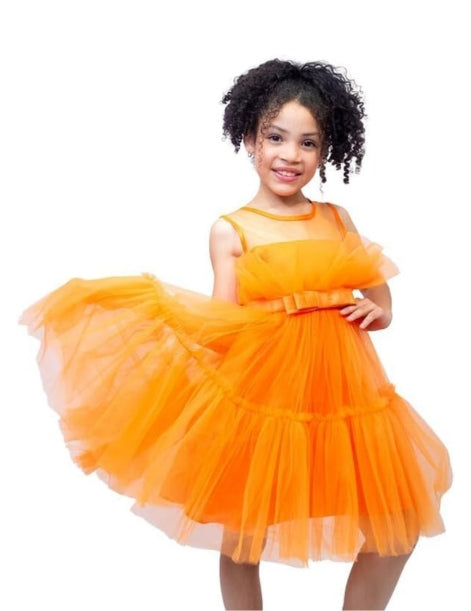 Girl Tulle Birthday Party Dress for Toddler Girls - G0040