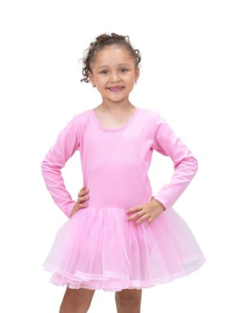 Ballet Costume with Long Sleeves and Tutu Skirt - G0012