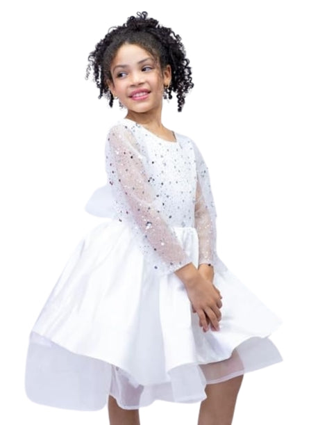 Sparkling Satin Princess Dress - G0121