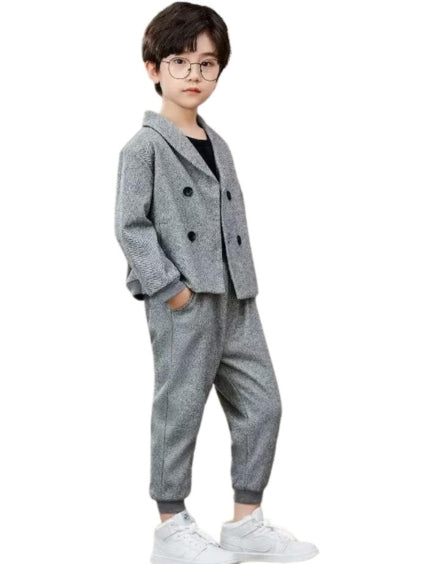 Boys Suits Wedding Outfits Blazer and Pants Set - B0016