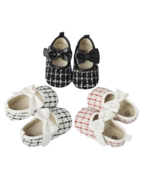 Baby Girl Dress Shoes Mary Jane Princess Shoes Anti-Slip Soft Sole - S0009