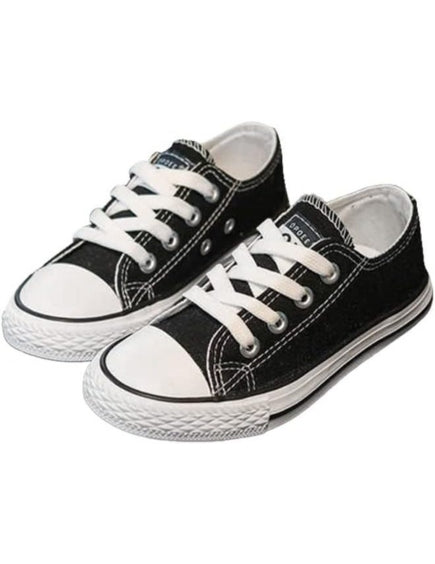 Girl's Canvas Sneakers Casual Style Back to School Shoes - S0024