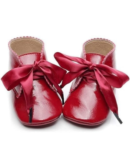 Baby Girls First Walker Shoes Lace Up Winter Fall - S0010