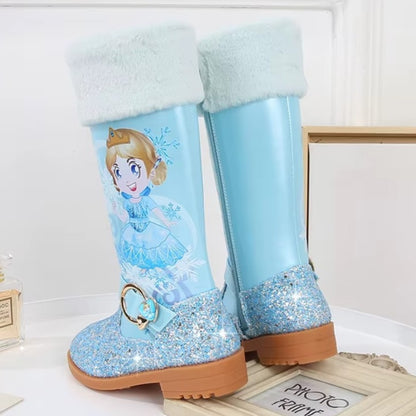 Sparkly Princess Winter Boots for Girls