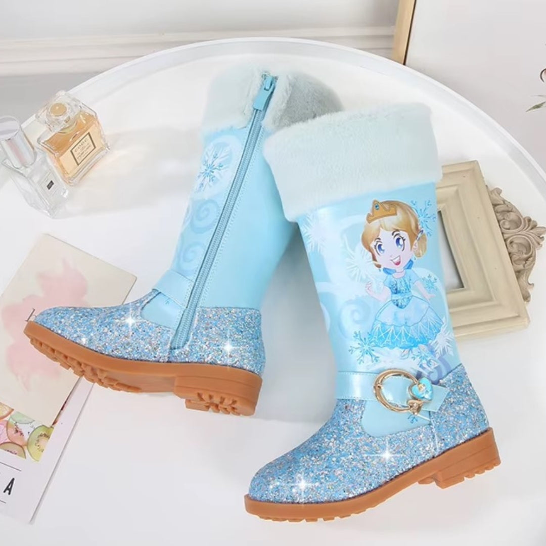 Sparkly Princess Winter Boots for Girls