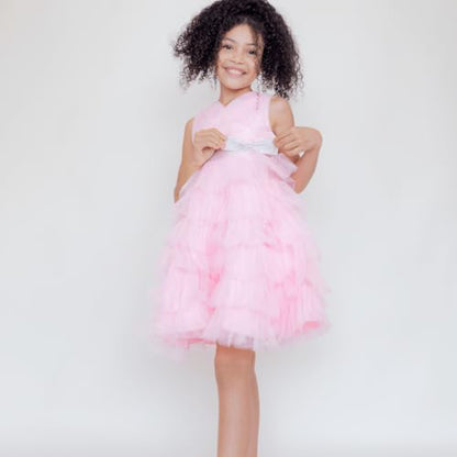 Girls Birthday Party Sleeveless Dress