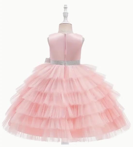 Girls Birthday Party Sleeveless Dress