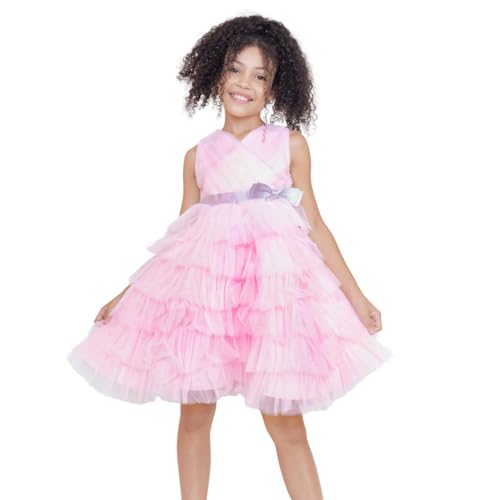 Girls Birthday Party Sleeveless Dress