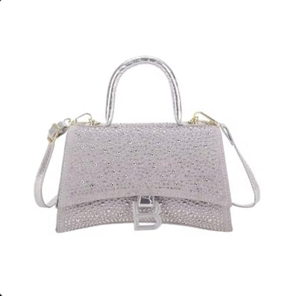 Girls' Glittering Handbag with Rhinestones