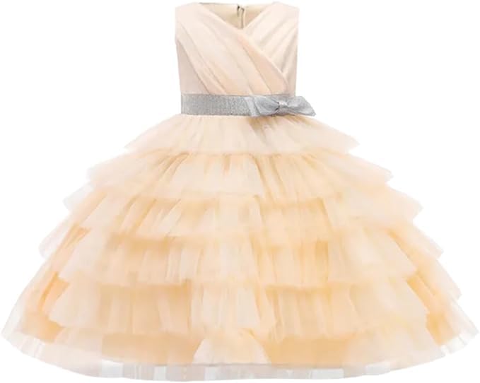 Girls Birthday Party Sleeveless Dress