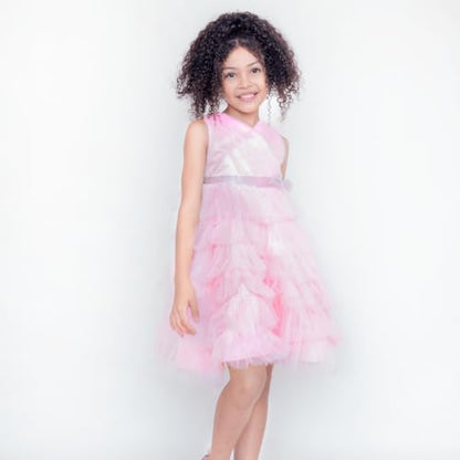 Girls Birthday Party Sleeveless Dress