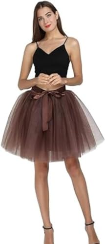 Women's Tulle Midi Skirt with Satin Bow