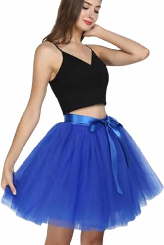 Women's Tulle Midi Skirt with Satin Bow