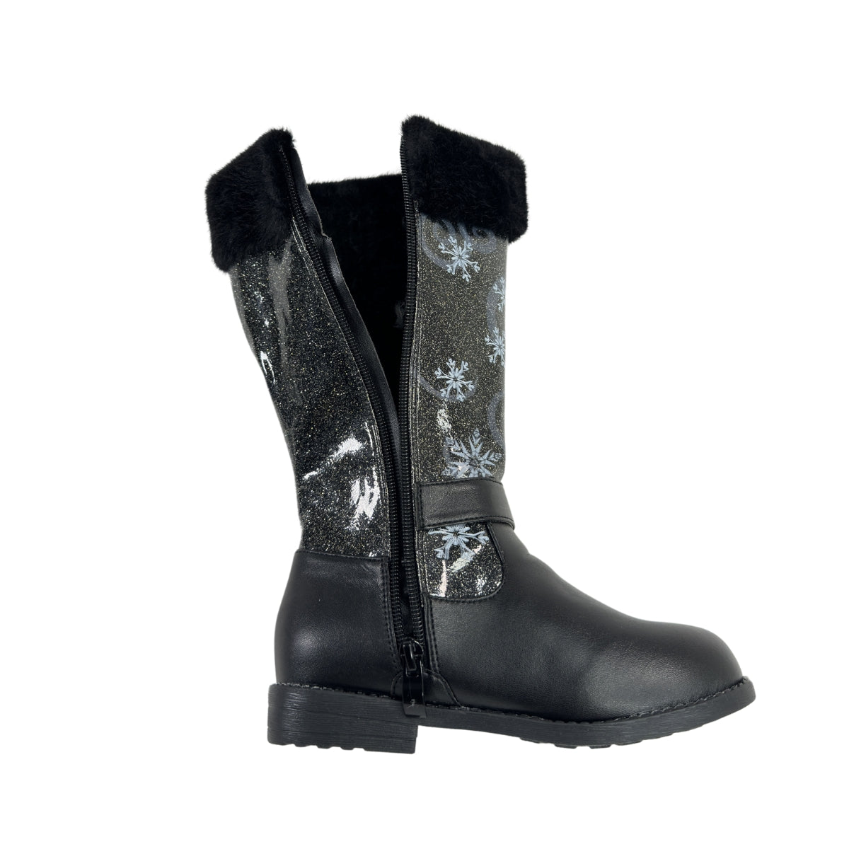 Girls Winter Boots Knee heigh Velvet Warm Elsa Boots - S0002