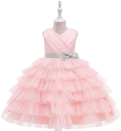 Girls Birthday Party Sleeveless Dress