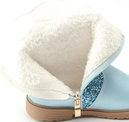 Mid-calf winter princess boots for girls - S0057