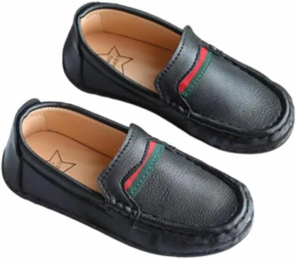 Boys Dress Loafer Shoes Casual Leather Shoes Slip-On Comfort