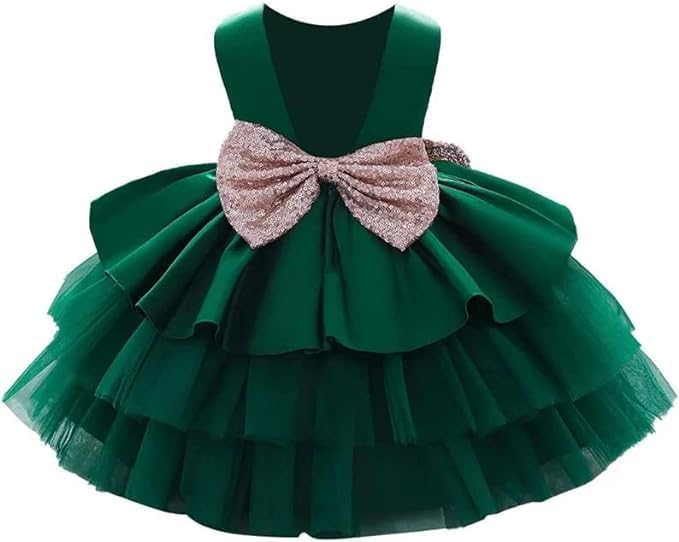 Satin dress and tulle skirt - Fall dresses for girls' birthdays