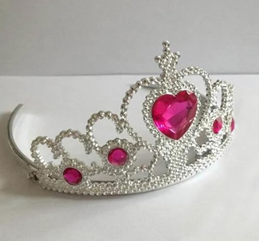 Princess Dress-Up Accessories for Girls – Complete Royal Set with Tiara, Gloves, and Wand