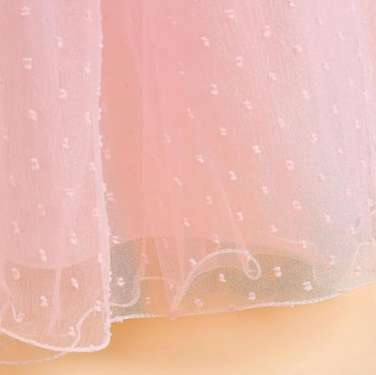 Princess Dress Long Sleeve Puffed Shoulders for Girls