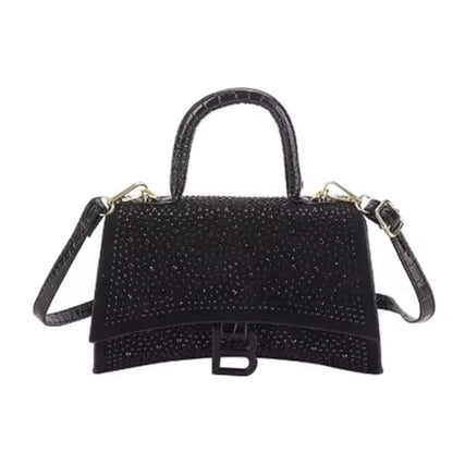 Girls' Glittering Handbag with Rhinestones