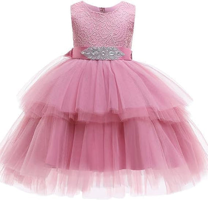 Princess Dress in Layered Tulle and lace for Special Occasions