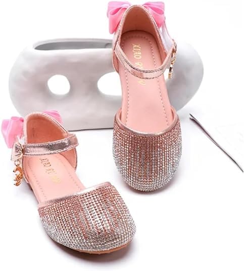 Girls Dress Shoes Mary Jane Princess Elsa Flats - S0035