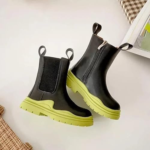 Girl's Thick-soled platform boots Chelsea Boots Casual Style - S0029