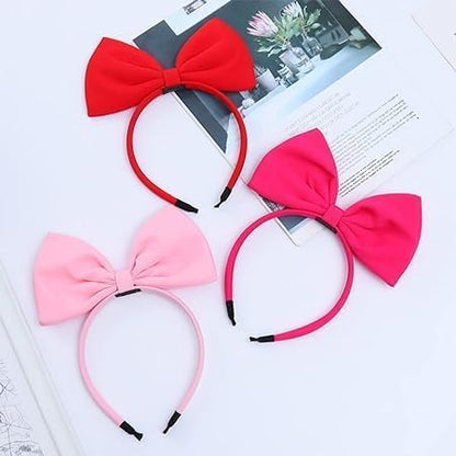 Lace bow headband for girls